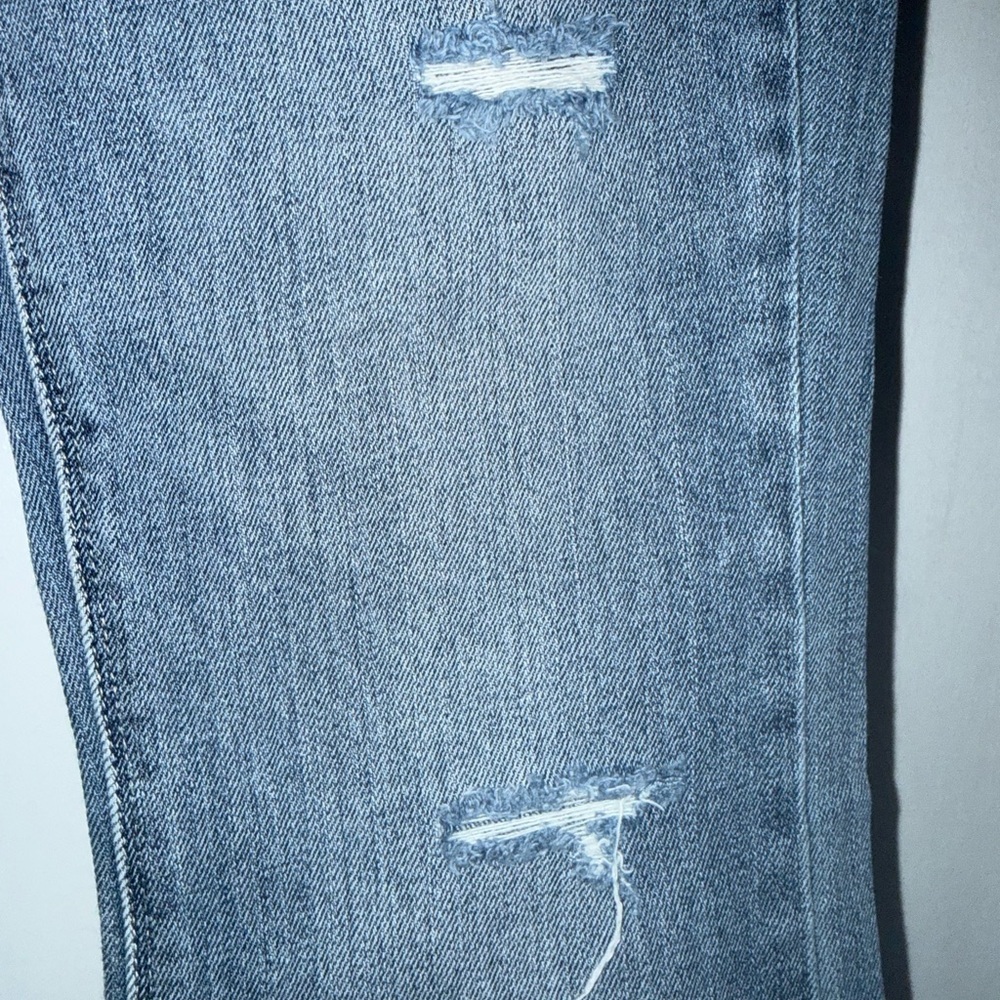 ✨ American Eagle Artist Bootcut Jeans Size 4 Raw Hem Distressed ✨ - Picture 9 of 15